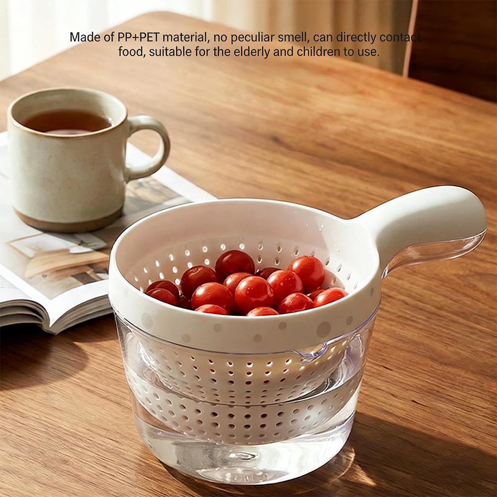 2-in-1 dubbele afdruipmand met - Food Storage Vegetables recensie en prijs