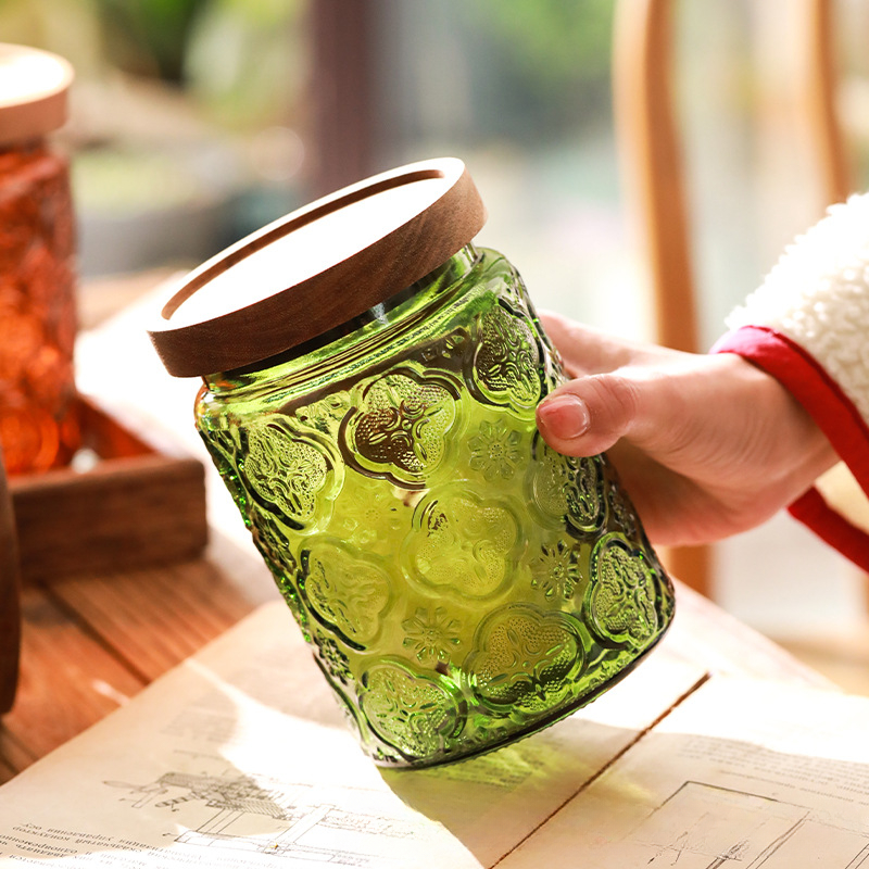 Vintage Glazen Keuken Opbergpo - Food Storage With Glass Lids recensie en prijs