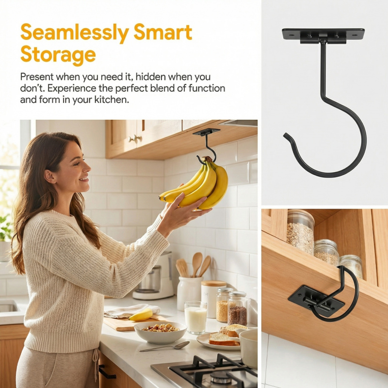 Zwart metalen zelfklevende ban - Food Storage Method recensie en prijs