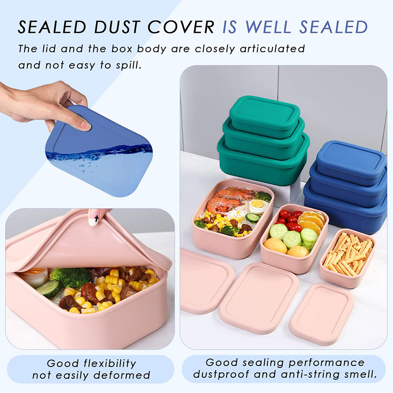 Lekvrije Bento Lunchbox Herbru - Food Storage Silicone recensie en prijs
