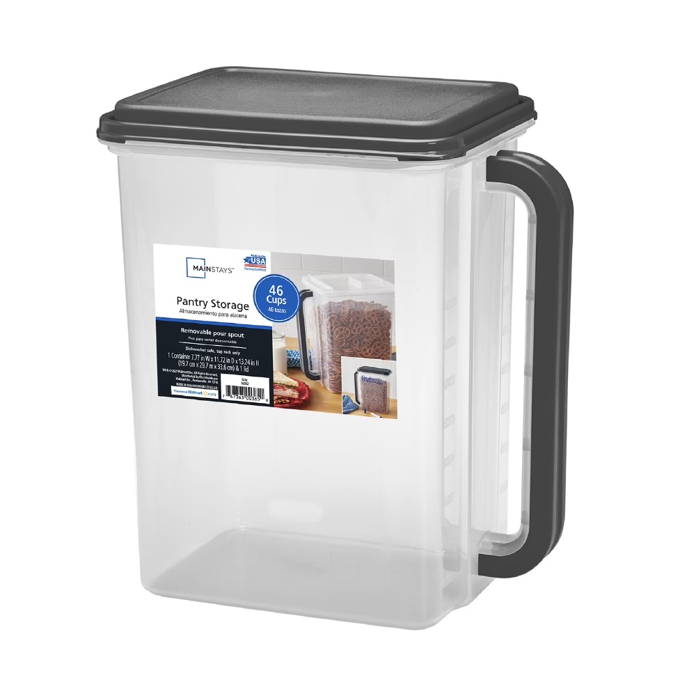 Grote plastic voedselvoorraadc - Food Storage Handling recensie en prijs