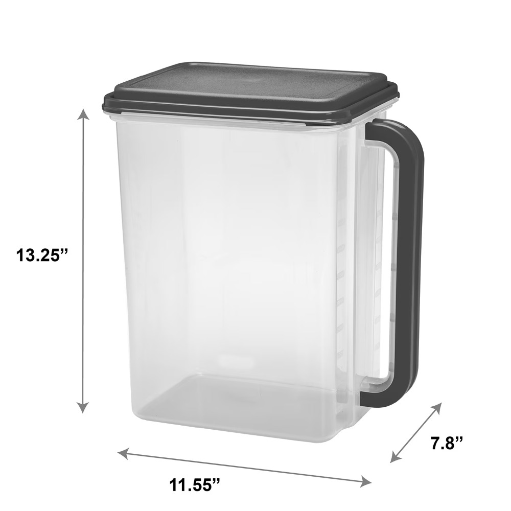 Grote plastic voedselvoorraadc - Food Storage Handling recensie en prijs