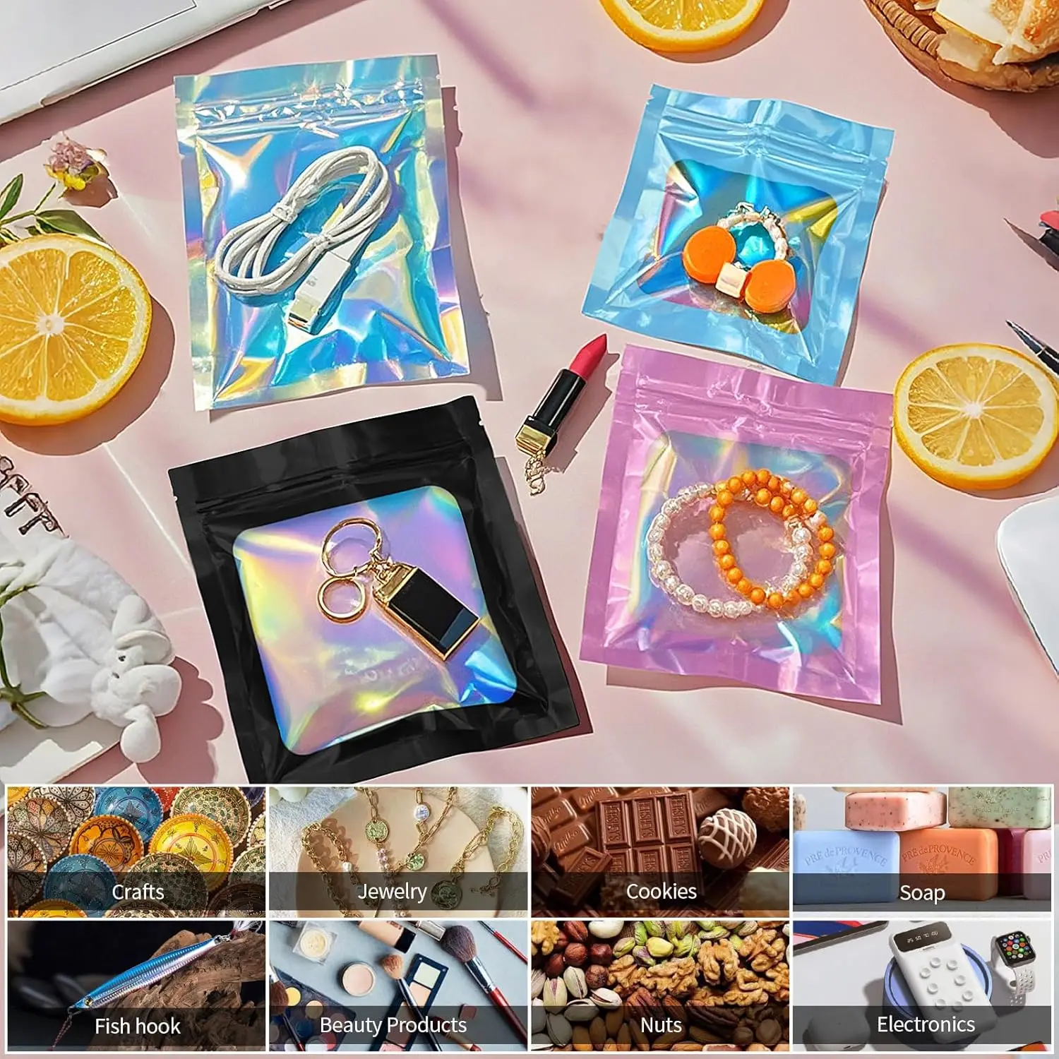 Hersluitbare holografische reg - Food Storage In Mylar Bags recensie en prijs