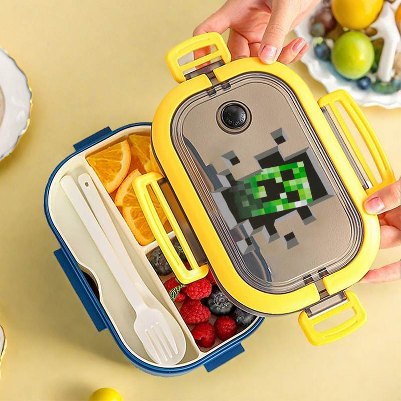 Minecraft Pixels Bento Lunchbo - Food Storage Minecraft recensie en prijs