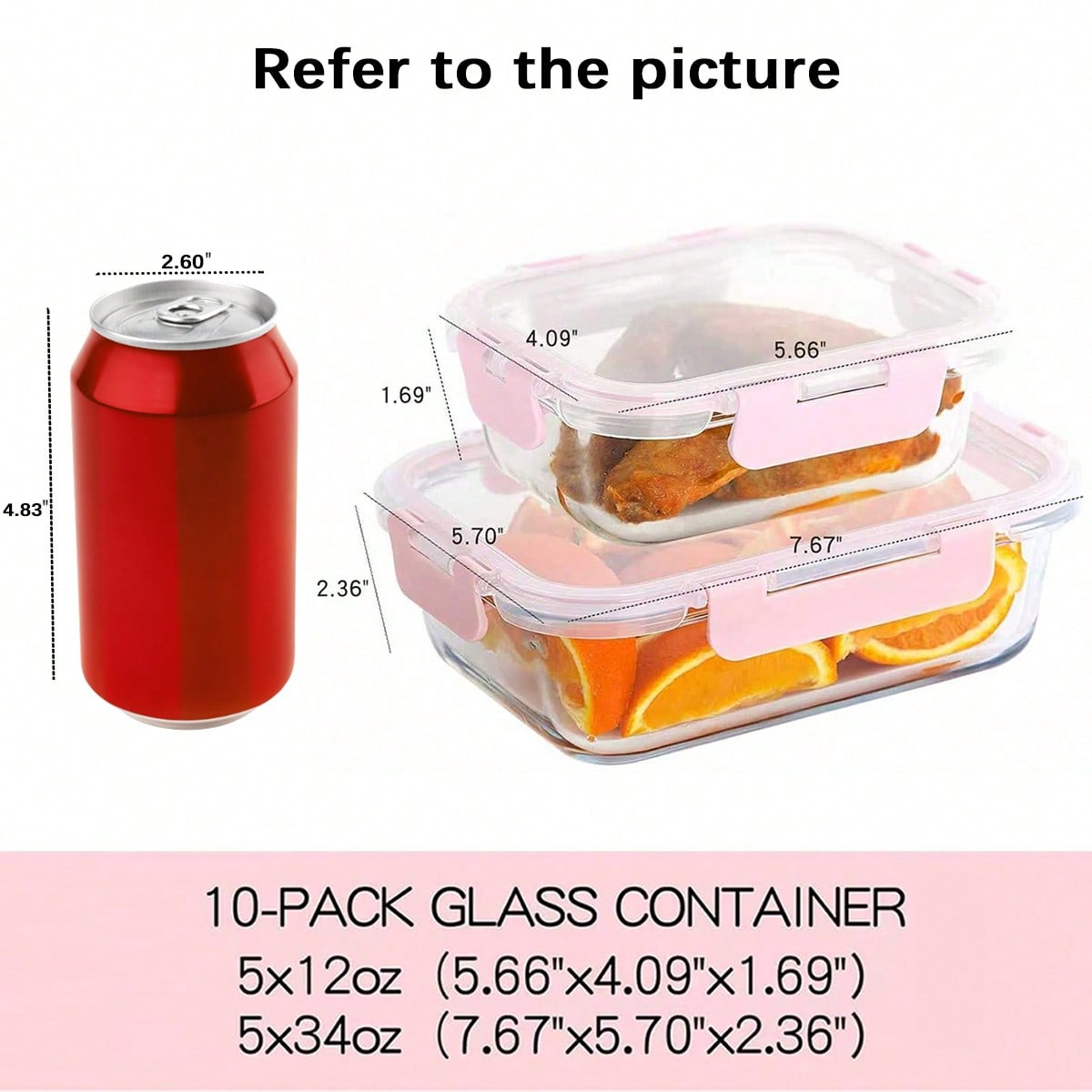10-delige set glazen maaltijdv - Food Storage With Glass Lids recensie en prijs
